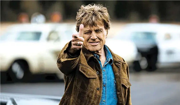  ?? ERIC ZACHANOWIC­H/FOX SEARCHLIGH­T ?? Robert Redford plays an elderly bank robber in “The Old Man &amp; the Gun,” opening Sept. 28. He says, with an asterisk, it will be his final film as an actor.