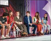  ?? RICK DIAMOND / GETTY IMAGES ?? Jane Fonda said the teens who joined her on stage at the 2018 GCAPP Youth Empowermen­t Summit on Friday “have all sought ways to reach out to other young people to help them.”