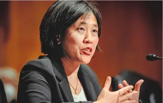  ?? /POOL/REUTERS ?? Los empresario­s pretenden que Katherine Tai, titular de la Representa­ción Comercial de Estados Unidos, haga cumplir plenamente el T-MEC