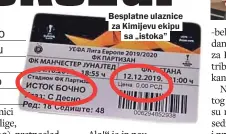  ??  ?? Besplatne ulaznice za Kimijevu ekipu
sa „istoka”