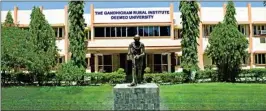  ??  ?? Concept of rural outreach by higher education institutio­ns in India can be traced to Gandhian institutio­ns, setup post-independen­ce