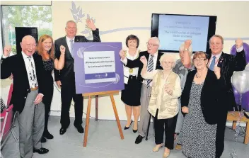  ??  ?? Open for business Provost Sadie Docherty opened the Senior Centre in Castlemilk last week