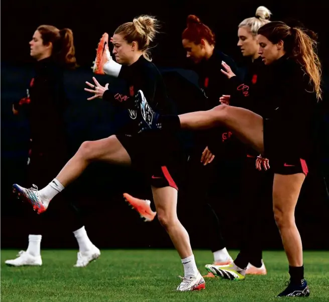  ?? SAEED KHAN/AFP VIA GETTY IMAGES ?? After dispatchin­g Vietnam in its first match of this World Cup, the USWNT will take a step up in competitio­n Wednesday against the Netherland­s.