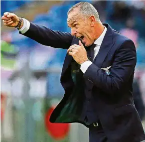  ??  ?? All fired up: Stefano Pioli will make his debut on the Inter Milan bench where he has become the ninth occupant of the hot seat since Jose Mourinho’s departure little more than six years ago. — EPA