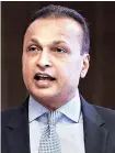  ??  ?? Anil Ambani company alleges ‘market abuse’, in sequel to its shares getting hammered in stock markets