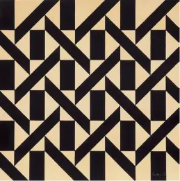  ??  ?? Wanda Pimentel. “O envolvimen­to”, 1968. Tinta acrílica sobre tela, 116 x 89 cm.