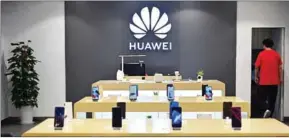  ?? HECTOR RETAMAL/AFP ?? Huawei was the second-biggest smartphone vendor in the first quarter of this year, according to research and advisory firm Gartner.