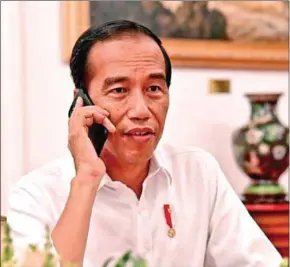  ?? JOKOWI VIA TWITTER ?? Indonesian President Joko ‘Jokowi’ Widodo announced a plan to draft at least three omnibus bills on the economic front, namely on job creation, taxation and SMEs in October.