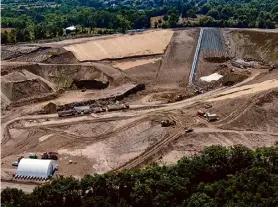  ?? Will Waldron/times Union ?? Heavy equipment is seen at the S.A. Dunn constructi­on and demolition landfill in Rensselaer on July 20, 2022.