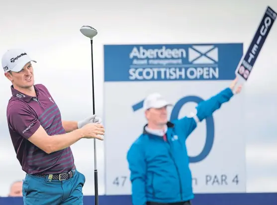  ?? Picture: PA. ?? Justin Rose has declared for the Scottish Open but not for his premier home tournament, the BMW PGA.