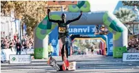  ??  ?? Abraham Kiptum, the world half marathon record holder, will be among the top runners in the Elite Male Category. —Supplied photo