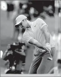  ?? AP/CHRIS O’MEARA ?? Jason Day shot an 8 on the 18th hole in Saturday’s third round of the PGA Championsh­ip at the Quail Hollow Club in Charlotte, N.C. The 18th hole featured 20 bogeys, 10 double bogeys and 1 triple bogey.
