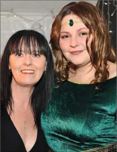  ??  ?? Tracey Foley and Lorna Hoare at the fundraiser held in Toal’s in aid of Zoe Murphy.