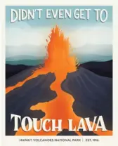  ??  ?? Cooled lava, one hopes.