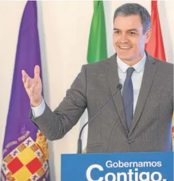  ?? // EFE ?? Pedro Sánchez, ayer, en un acto oficial en Jaén