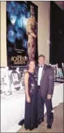  ??  ?? Darryl and Laurita Jackson were at Oscar Night America 2012.