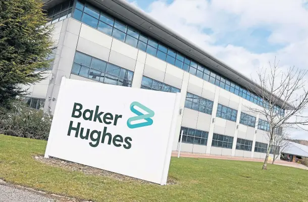  ??  ?? CONSOLIDAT­ION: Baker Hughes’ North of Scotland HQ in Stoneywood Park North, Dyce, will be retained in the shake-up.