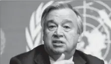  ??  ?? António Guterres