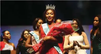  ??  ?? Chidinma Aaron, Miss Nigeria 2018