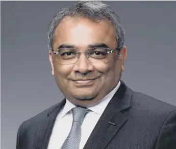  ??  ?? Ashwani Gupta, Nissan’s global chief operating officer.