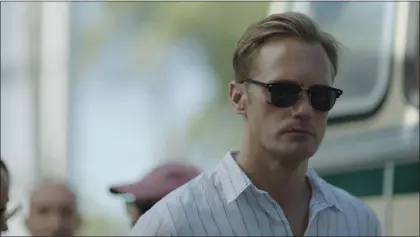  ?? NEON FILMS ?? Alexander Skarsgård in a scene from “Infinity Pool.”