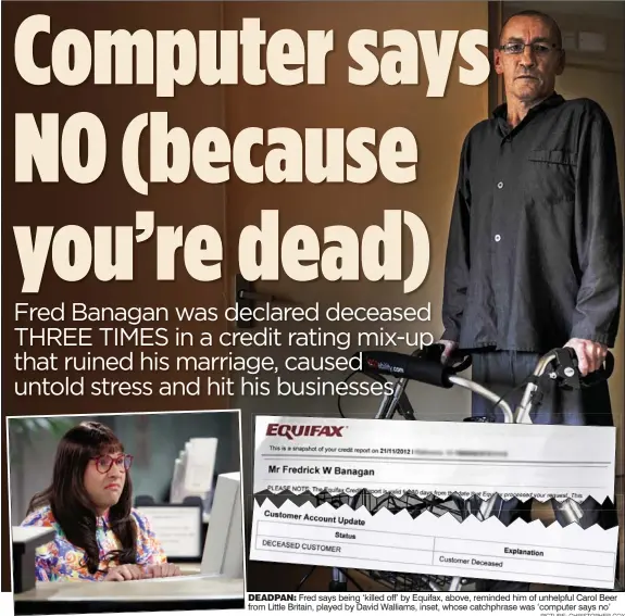 Computer Says No Because You Re Dead Pressreader