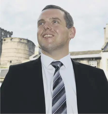  ??  ?? 0 Douglas Ross has defeated the SNP twice in the last three years in a part of Scotland regarded as their heartland territory