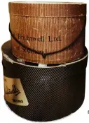  ?? ?? LEFT Vintage hat boxes are also available for storage and display.
