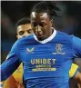  ?? ?? BIG LOSS Aribo could miss at least three league games