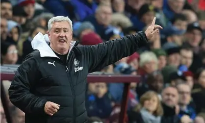  ??  ?? Steve Bruce said Christmas is a time when his Newcastle players have to be at work. Photograph:Lindsey Parnaby/AFP via Getty Images