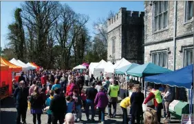  ??  ?? The Artisan Food and Craft Fair will be one of the events in the grounds of Mallow Castle this weekend under the banner of the Racing Home for Easter Festival.