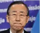  ??  ?? Ban Ki-moon