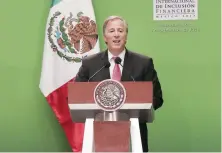  ??  ?? El secretario de Hacienda José Antonio Meade entregará el día de hoy el Paquete Económico 2018 al Congreso de la Unión.