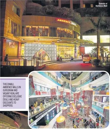  ?? PHOTOS: HTCS ?? Exterior of Ambience Mall