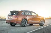  ??  ?? Top:The super-SUV segment just got hotter with the launch of the Bentayga Speed. Above: Rear wing and 22inch wheels identify this as the king of Bentley SUVs.