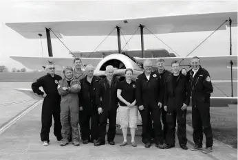  ??  ?? TOP: Thrilling “strafing” actionLEFT: The Bremont Great War Display team has flown in small and large airshows