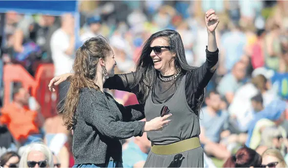  ??  ?? Revellers enjoy the music at last year’s event. Organisers say it will once again be a “brilliant day”.