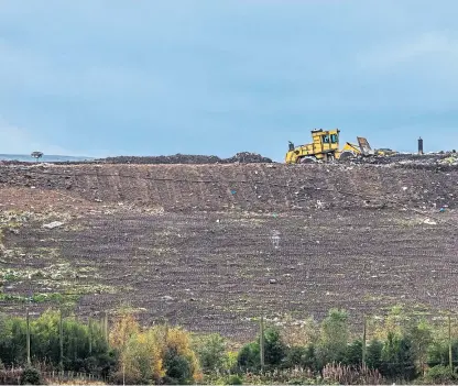  ??  ?? Lower Melville Wood landfill site has been emitting a foul smell for years.