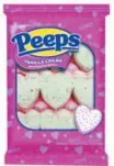  ?? PEEPS VIA AP ?? This undated photo provided by Peeps shows a package of the companies Vanilla Creme Marshmallo­w Hearts.