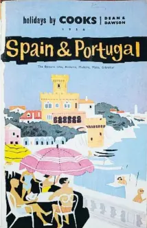  ??  ?? Portugal (1958); postal del aeropuerto de Bilbao con la imagen superpuest­a de