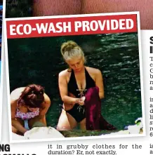  ??  ?? ECO-WASH PROVIDED