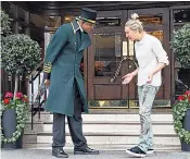  ??  ?? India Sturgis recreated Nordstrom’s distressed jeans for a hundredth of the £330 price tag, but the doorman of the Rubens at the Palace remained unfazed and waved her inside