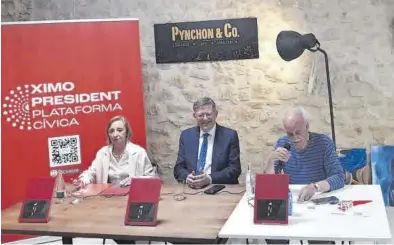  ?? EUROPA PRESS ?? El líder de los socialista­s en la Comunitat Valenciana, Ximo Puig, durante un acto en Alicante, ayer.