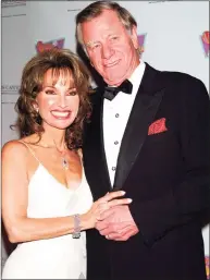  ?? ABACA PRESS / KRT ?? Susan Lucci and husband Helmut Huber attend a star-studded concert staging of the classic musical “Guys and Dolls” at the Sheraton Hotel in New York in 2004.