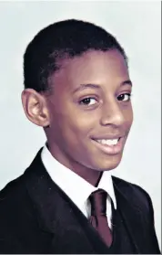  ??  ?? Tragic: Stephen Lawrence was murdered 25 years ago