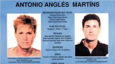  ?? EFE ?? Fotografía de archivo de Antonio Anglés del Ministerio del Interior en 1993.