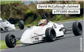  ??  ?? David Mccullough claimed a FF1600 double
