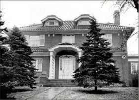  ??  ?? Front view of the home at 1023 Greentree Road, where Rose Palermo, 60, was robbed in 1950.