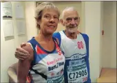  ?? PICTURE: SUPPLIED ?? Karen Brough, 56, was inspired by her father veteran marathon runner Caspar Greeff, who has been running for 49 years.
