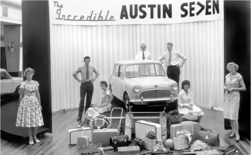  ?? ?? Promotion for the original Austin Seven MINI
